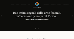 Desktop Screenshot of generazionegiovani.ch